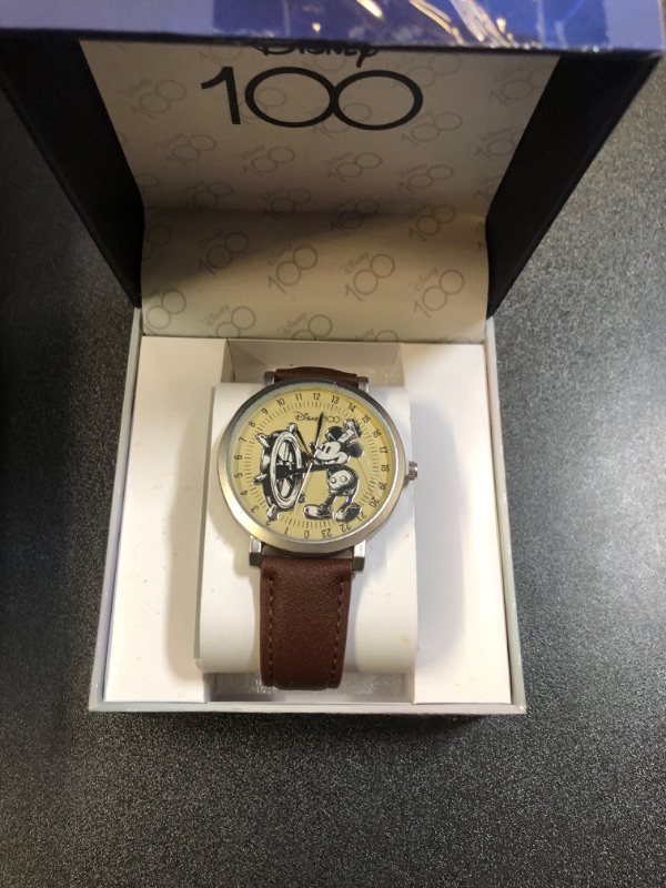 Photo 1 of Disney 100 Anniversary Mickey Mouse Steamboat Willie Watch 
