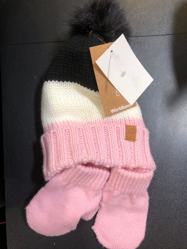 Photo 1 of Beanie + Mitten Set 