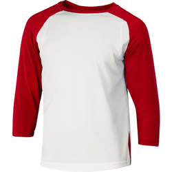 Photo 1 of Champro Youth Baseball Dry Gear Performance 3/4 Sleeve Shirt Medium 