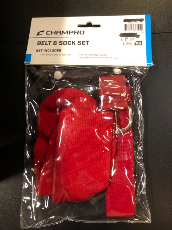 Photo 2 of Champro Baseball Belt and Sock Set - XS
