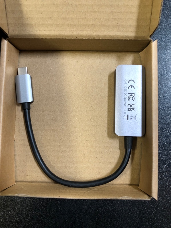 Photo 2 of Amazon Basics Aluminium USB-C to DisplayPort Adapter (4K@60Hz), Thunderbolt 3 Compatible