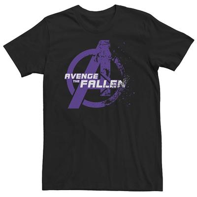 Photo 1 of Big & Tall Marvel Avengers Endgame Avenge the Fallen Fading Logo Tee, Men's, Size: 3XL Tall, Black
