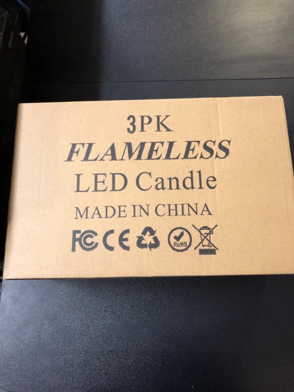 Photo 3 of QGKPL Gold Flameless Candles, LED Candles with Remote and Timer, Battery Operated Flickering Candles Great for Valentines Proposal Ceremony Home Wedding Birthday Decoration ? 3" H 4" 5" 6"
