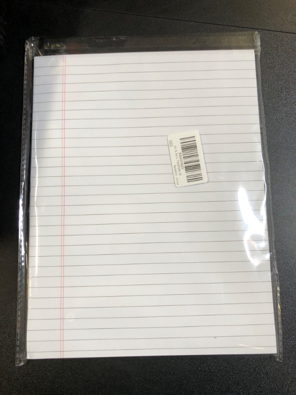 Photo 2 of Legal Pads 8.5 x 11 Note Pads 8.5 x 11.75 Inch Notepad 2 Pack of Writing Pads Wide Ruled Lined Paper Pads 21Ib White Paper Note Pads 8.5 x 11 with 30 Sheets Per Legal Pad for School, Office, Home
