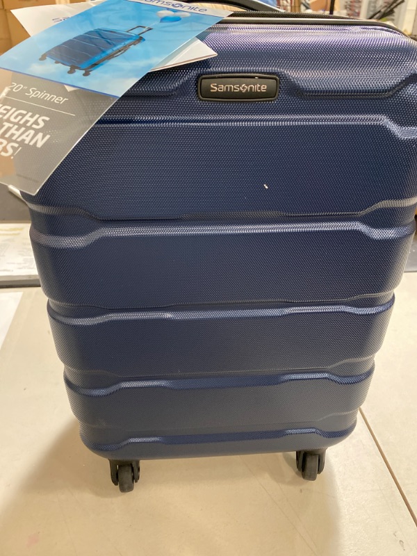 Photo 2 of Samsonite Omni PC Hardside Expandable Luggage with Spinner Wheels, Carry-On 20-Inch, Teal
