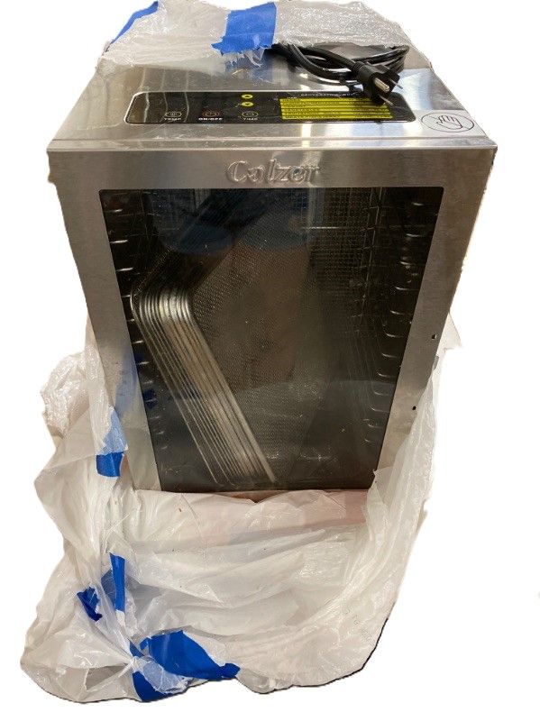 Photo 2 of ** FINAL SALE ** Colzer Food-Dehydrator Machine 12 Stainless Steel Trays, 800W Dehydrator for Herbs, Meat Dehydrator for Jerky,190ºF Temperature Control,24H Timer,Powerful Drying Capacity for Fruits,Veggies,Yogurt ** SOLD AS IS **
