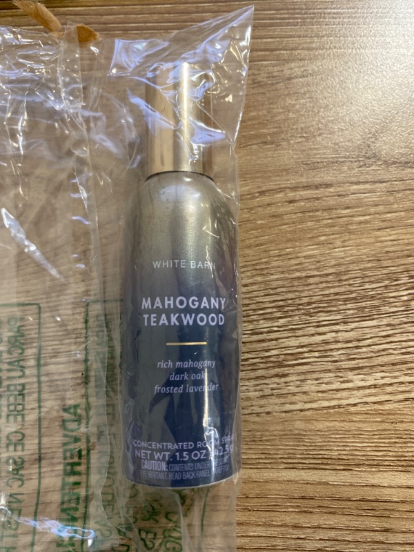 Photo 2 of Mahogany Teakwood Concentrated Room Spray 1.5 Oz By White Barn
