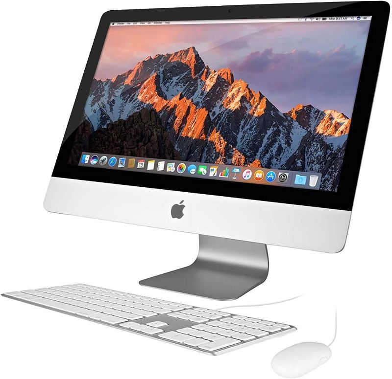 Photo 1 of Apple iMac 21.5in 2.7GHz Core i5 (ME086LL/A) All In One Desktop, 8GB Memory, 256GB Solid State Drive, MacOS 10.12 Sierra (Renewed)
