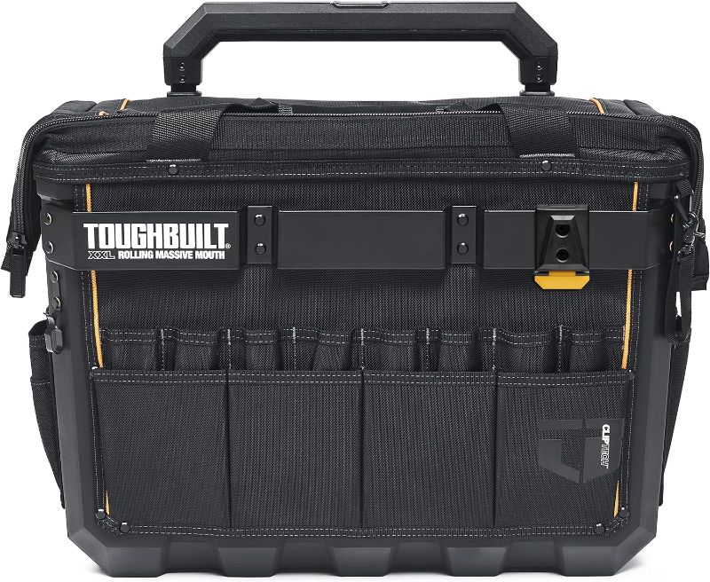 Photo 1 of ToughBuilt - XXL Rolling Massive Mouth Tool Bag - Waterproof Base – Heavy Duty, Durable and Rugged - (TB-CT-61-22)
