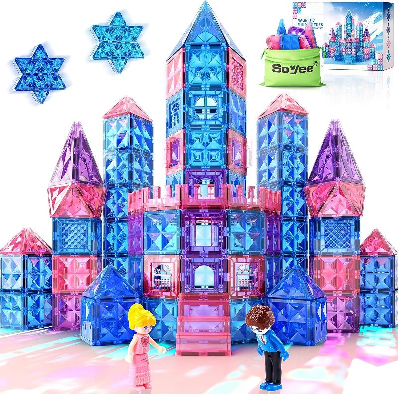 Photo 1 of Diamond Magnetic Building Blocks - Frozen Princess Toys for 3-8 Year Old Girls & Boys - Birthday Gifts
