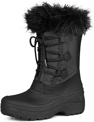 Photo 1 of {8} Mattiventon Winter Boots For Women WaterProof Winter Snow Boots Faux Fur Lined Warm Outdoor Insulated Hiking Boots
