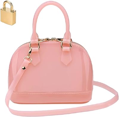 Photo 1 of Ladies’ Candy Color Mini Jelly Handbag Satchel Tote Shell Bag Crossbody Shoulder Purse Top Handle Bags
