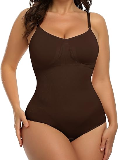 Photo 1 of {M} SHAPERIN Bodysuits for Women Shapewear Tummy Control Body Suit Seamless Sculpting Shaping Body Shaper Tank Top
