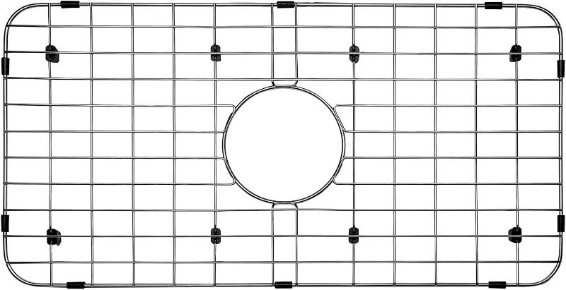 Photo 1 of Serene Valley Sink Bottom Grid 24-1/8" x 12-5/8", Centered Drain with Corner Radius 1-1/2", Sink Protector NLW2412C
