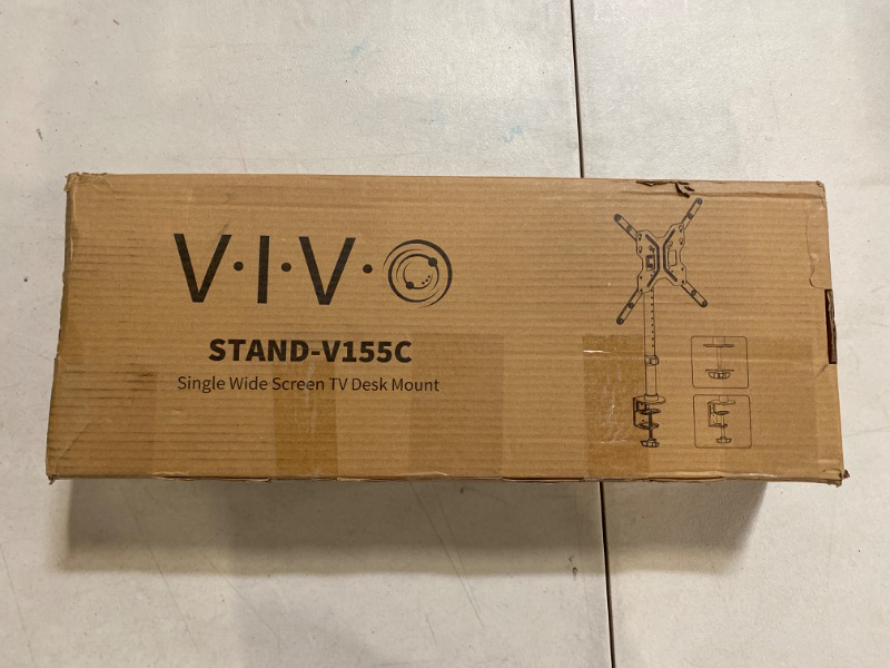 Photo 2 of VIVO Ultra Wide Screen TV Desk Mount up to 55" Full Motion Television Stand
