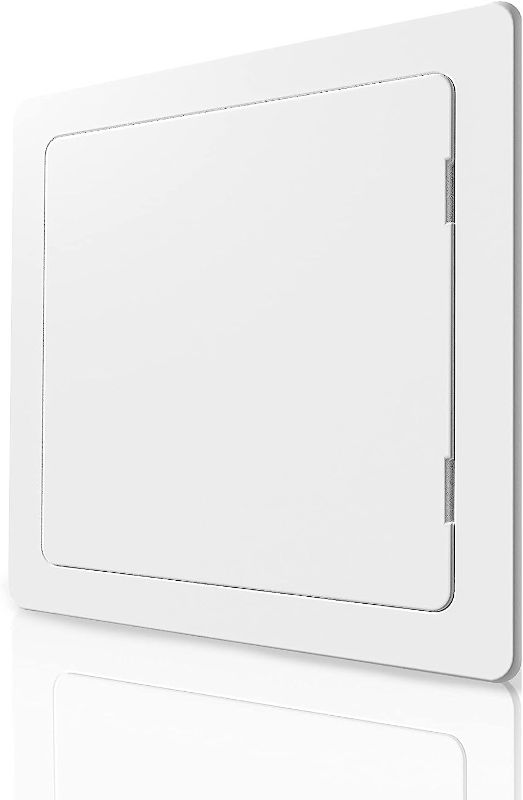 Photo 1 of Access Panel for Drywall - 10x10 inch - Wall Hole Cover - Access Door - Plumbing Access Panel for Drywall - Heavy Durable Plastic White
