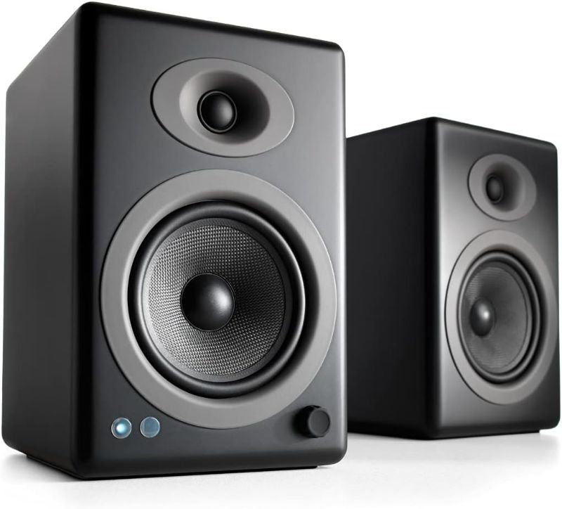 Photo 1 of Bluetooth Speakers for Home, Studio, Gaming with aptX-HD, Wireless Bookshelf Speakers (Black, Pair)