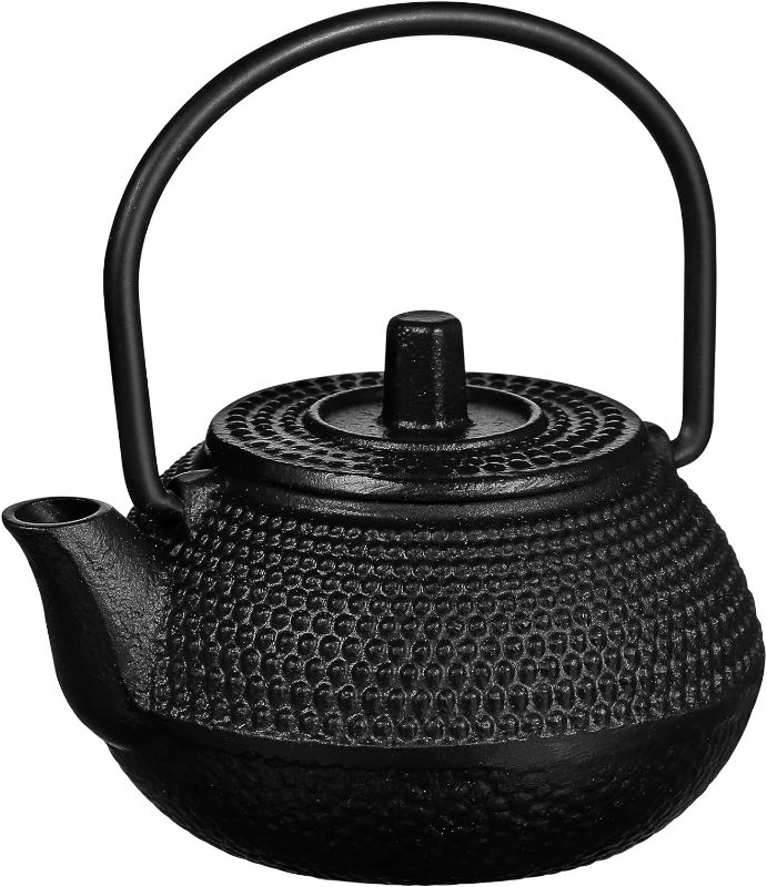 Photo 1 of Ipetboom Mini Cast Iron Teapot Tea Set Tea Kettles Stovetop Miniature Japanese Tea Kettle Tea Kettle with Infuser Kettle Ornaments Small Teapot Teakettle Cast Iron Furniture Concentrate Diffuser
