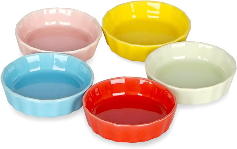 Photo 1 of Small Dipping Bowls for Soy Sauces, Salsa Dressings, Multi-color, 12 Packs
