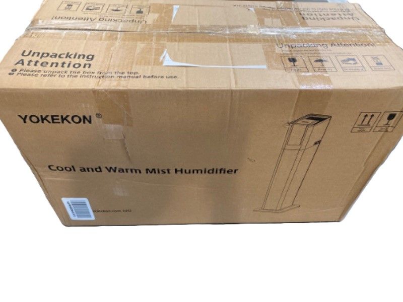 Photo 2 of YOKEKON Humidifiers for Bedroom Large Room, 3.4Gal/13L Warm and Cool Mist Humidifiers for Home 1000 sq ft, Quickly & Evenly Humidify Whole House, Top Fill, Aroma Box, Baby Yoga Plants, Silver
