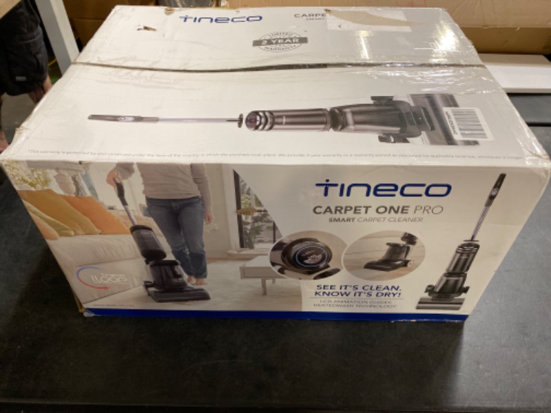 Photo 3 of Tineco CARPET ONE PRO Smart Carpet Cleaner Machine, Upholstery Spot Cleaner with LCD Display, Carpet Shampooer Heated Wash, Power Dry, App Connection, Voice Prompts & Odor-Eliminating Cleaning Formula
