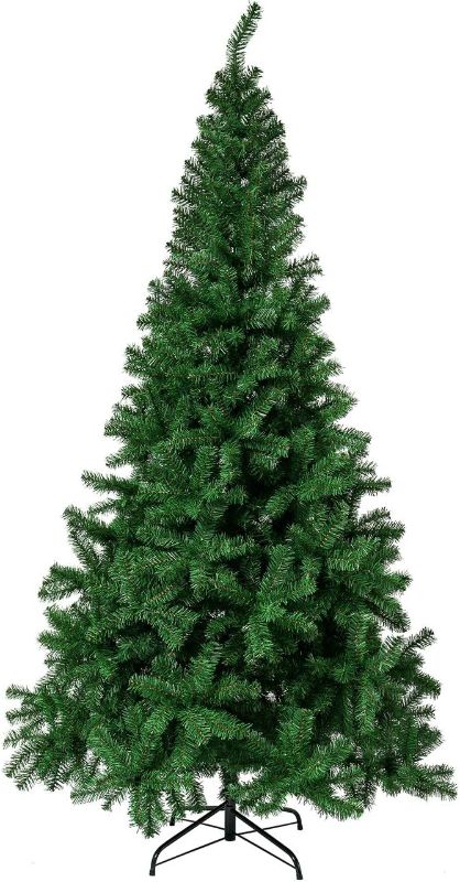 Photo 1 of ANNECY 7.5 FT Premium Artificial Christmas Tree 1400 Tips Full Tree Easy to Assemble with Christmas Tree Stand (7.5ft)
