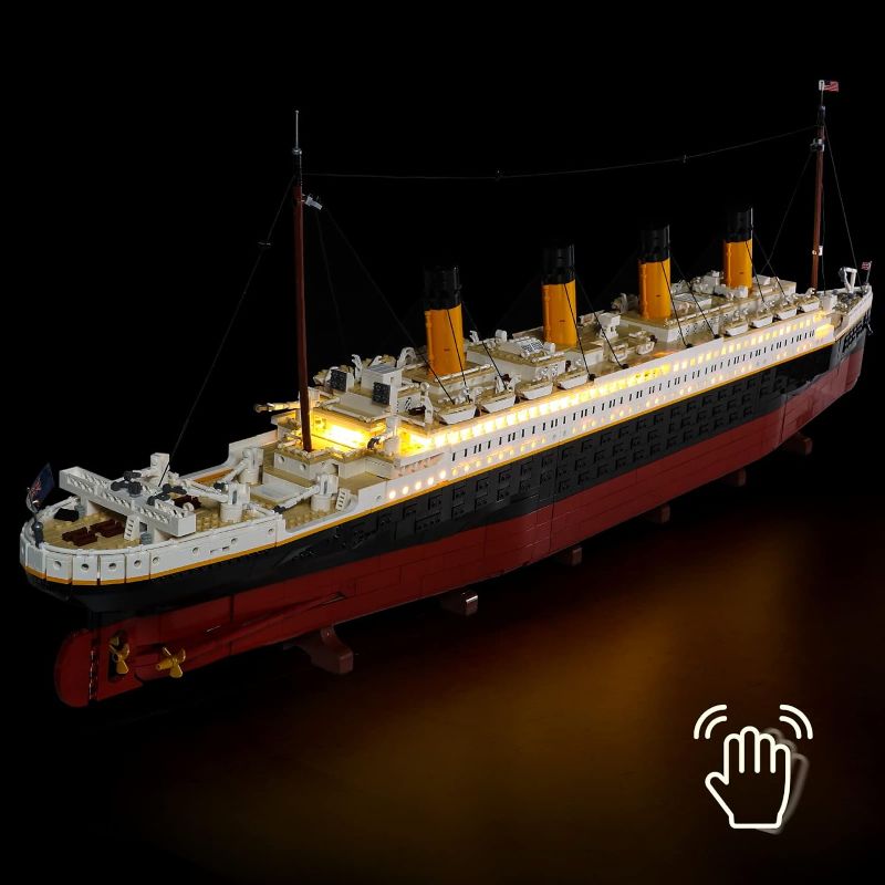 Photo 1 of LIGHTAILING LED Light Kit for Lego 10294 Titanic - Compatible with Lego Creator Expert 10294 Building Blocks Models- Not Include The Lego Set
