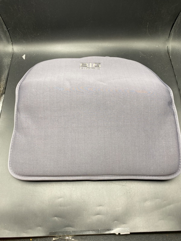 Photo 1 of Big Hippo Chair Pads, Memory Foam, Seat Cushion Non Slip Rubber Back Thicken Chair Padding with Elastic Bands for Home Office Outdoor Seats (Gray-1pc)
