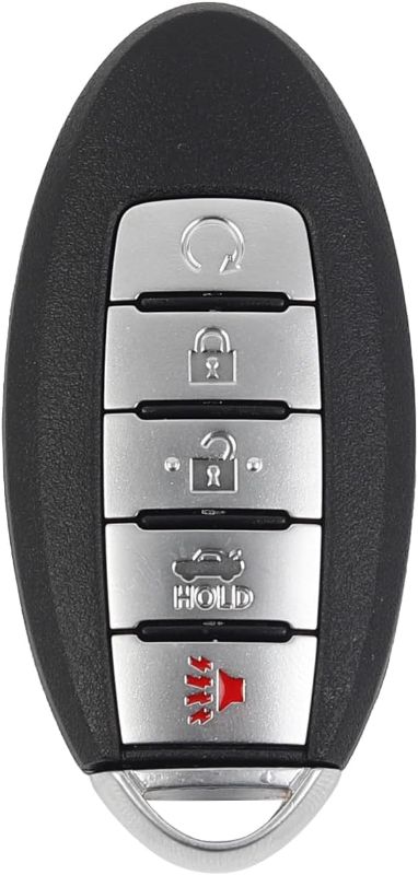 Photo 1 of Dasbecan Key Fob Replacement for Nissan Altima Maxima 2016 2017 2018 Infiniti Q50 Q60 Smart Proximity Keyless Entry Remote Control Replaces KR5S180144014 285E3-4RA0B S180144310 5 Buttons

