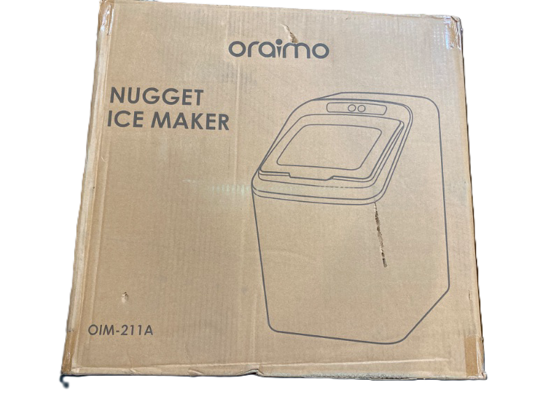 Photo 3 of Oraimo Nugget Ice Maker, Ice Makers Countertop, 26 Lbs/Day Tooth-Friendly Chewable Ice with Self-Cleaning, Auto Water Refill, Sonic Pebble Ice Machine
