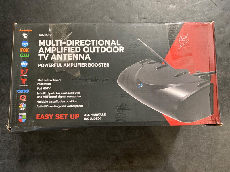 Photo 1 of 2024 Amplified Outdoor/Indoor HD TV Antenna 450+ Miles Range - Support 4K 8K 1080p Fire TV Stick 360 Degree Reception - Support 2 TVs - 45 Ft Coax HDT
