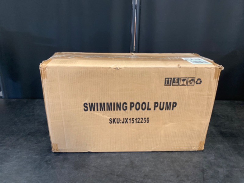 Photo 2 of Pool Pump Inground, 2HP 6825GPH Swimming Pool Pump, 110/220V Dual Voltage Inground/Above Ground Pool Pump, Self Primming Pool Pump with Strainer Basket, 1.25" and 1.5" Pipe Fitting
