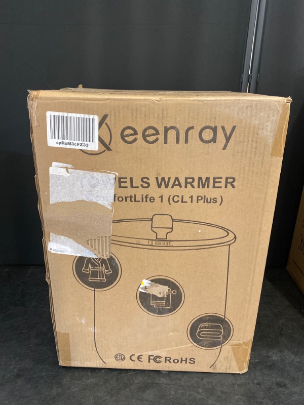 Photo 2 of Keenray Upgraded Towel Warmer Bucket, Large Towel Warmer with 3 Heating Modes, Heat Time 30/45/60 Min Adjustable and Up to 24 Hour Delay Timer, Towel Heater for Oversize Bathrobes Blankets
