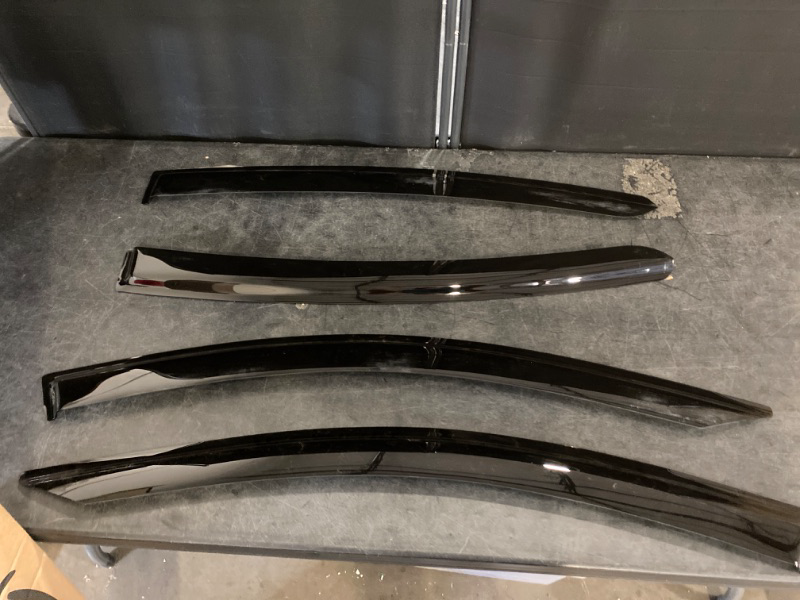 Photo 1 of ** FINAL SALE – SOLD AS IS **  2016-2022 Tape-On Side Window Visor Deflectors for Honda HR-V Lx Ex Sport Ex-L HRV Smoke Tinted Rain Guards 2017 2018 2019 2020 2021
