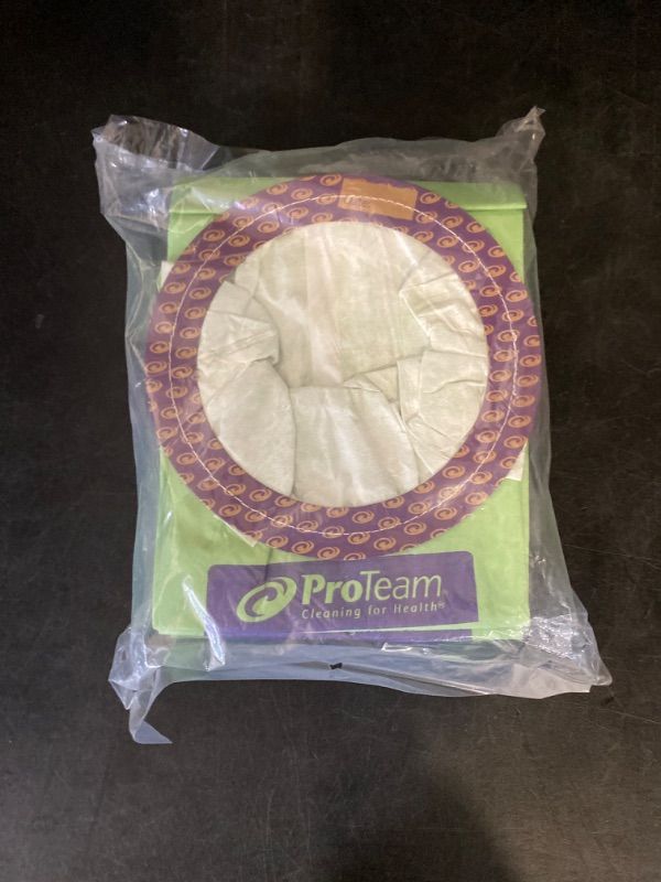 Photo 2 of ProTeam Micro Filter Bags Green/Purple 10/Pack (100331) 812348
