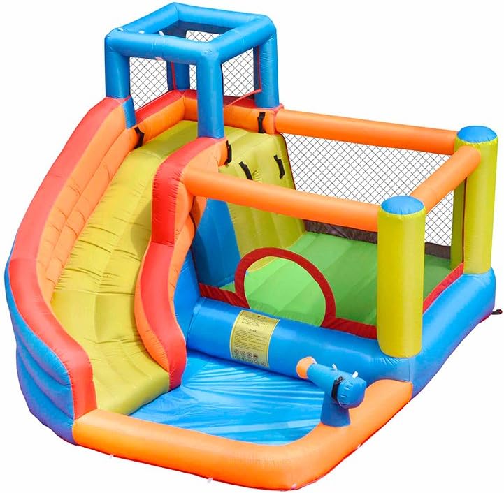 Photo 1 of Inflatable Bounce Slide House Jumper Water Slide Park Combo for Kids Outdoor Party with Air Blower
