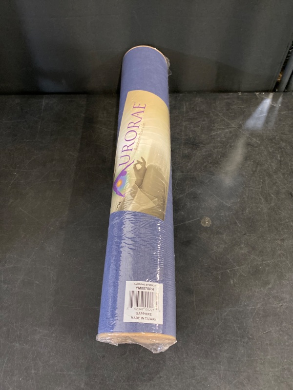 Photo 2 of Aurorae Synergy Hot Yoga Mat 72" 5mm Sapphire per
