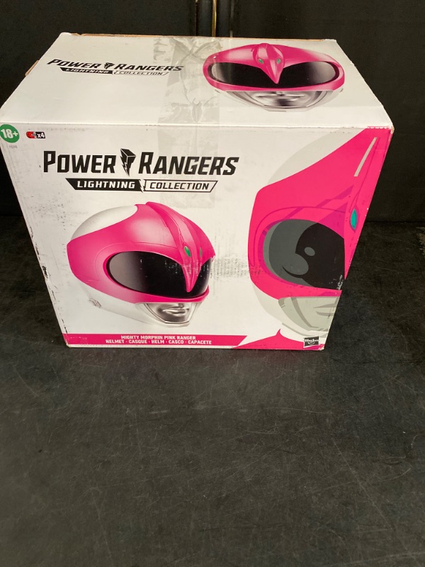 Photo 2 of Power Rangers Lightning Collection Premium Replica Helmet with Display Stand (Pink Ranger)