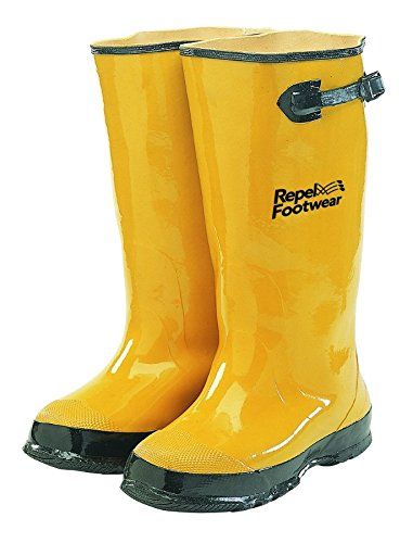Photo 1 of size 11- Galeton Men's Overshoe Boots Over The Shoe, Yellow, 11
