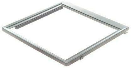 Photo 1 of 240350903 White Refrigerator Crisper Pan Cover (Bottom) Compatible with Frigidaire Refrigerator External -16.45" x 16.45" Internal Glass Square Area/Drawer - 14.4"x15.3"  --- AP4428230,1512514,240350901,240350902,
