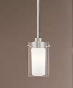 Photo 1 of 
AVIANCE LIGHTING
(Brand Rating: 4.4/5)
Baxter 1 Light Brushed Nickel Mini Pendant