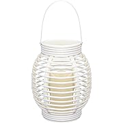 Photo 1 of 
Candle Lanterns Hanging Plastic Rattan Lantern LED Candle Decorative Tabletop Lantern with Cage Look Battery Powered for Garden Living Room Indoor Outdoor Parties Weddings Balcony-WhiteCandle Lanterns Hanging Plastic Rattan Lantern LED Candle Decorative 