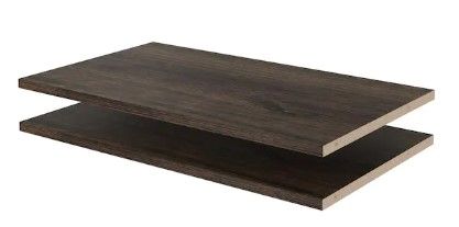 Photo 1 of Closet Evolution
24 in. W x 14 in. D Espresso Wood Shelves (2-Pack)