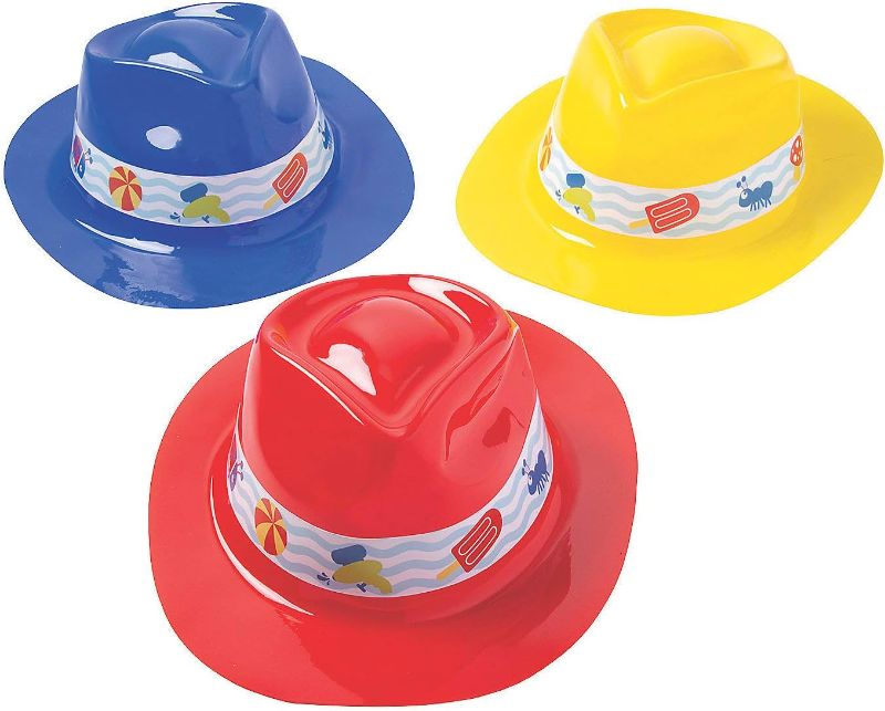 Photo 1 of 
Fun Express SNAPPY SPRING FEDORA HATS - Apparel Accessories - 24 Pieces