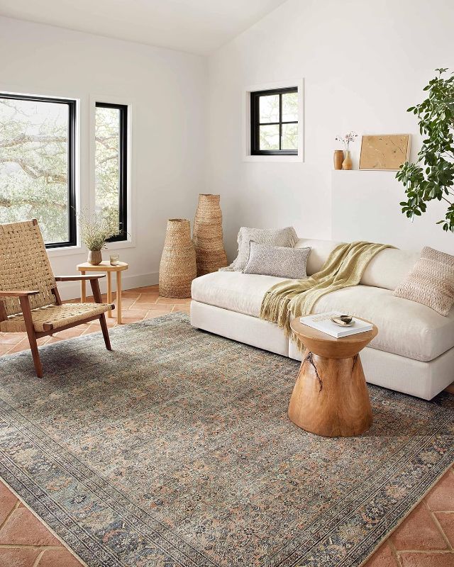 Photo 1 of 
Loloi II Adrian Collection ADR-03 Area Rug 7'-6" x 9'-6" Terracotta/Multi Rectangular 0.19" Thick