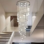 Photo 1 of ERKANZHI Modern Luxury K9 Crystal Chandelier Ceiling Light LED Chandeli…
