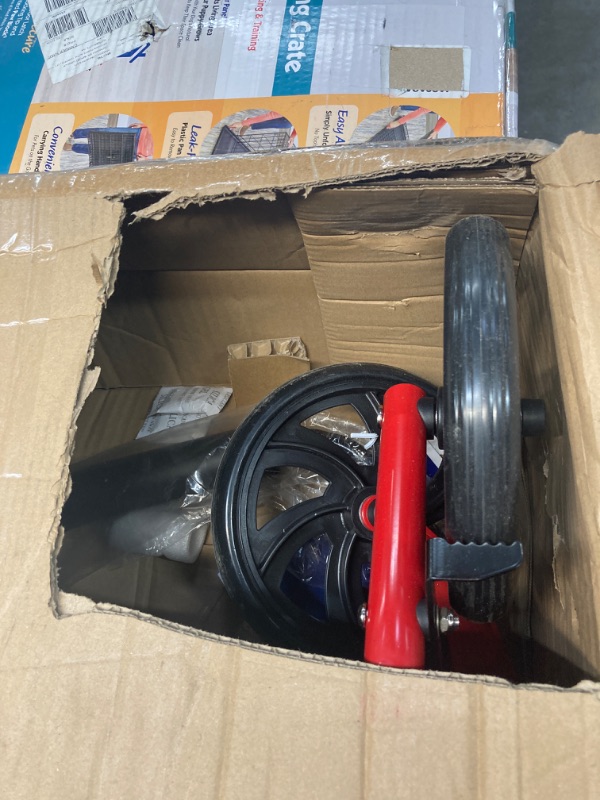 Photo 1 of Drive Medical 10257RD-1 4 Wheel Rollator Walker With Seat, Steel Rolling Walker, Height Adjustable, 7.5" Wheels, Removable Back Support, 300 Pound Weight Capacity, Red Red Folding
