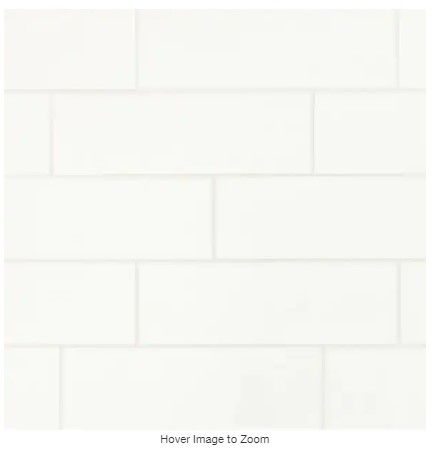 Photo 1 of Daltile
Restore Bright White 4-1/4 in. x 12-7/8 in. Glazed Ceramic Subway Wall Tile (10.64 sq. ft./case)