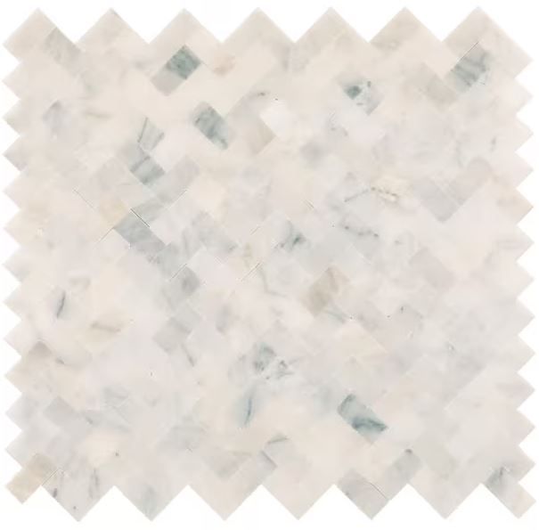 Photo 1 of Daltile
Xpress Mosaix Peel 'N Stick Daphne White Polished 14 in. x 12 in. Marble Brick Joint Mosaic Tile (11.64 sq. ft./Case)