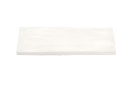 Photo 1 of ***SEE COMMENTS*** 10 piece Amagansett Gin White 2.55 in. x 7.87 in. Mixed Finish Ceramic Wall Bullnose Tile